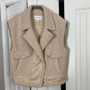 Tribal Tan Sherpa Vest